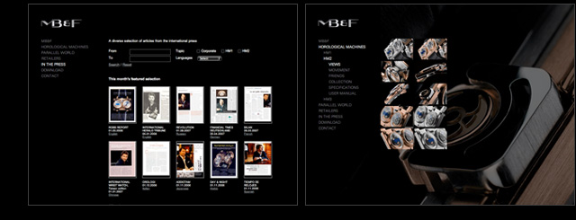 website screenshots