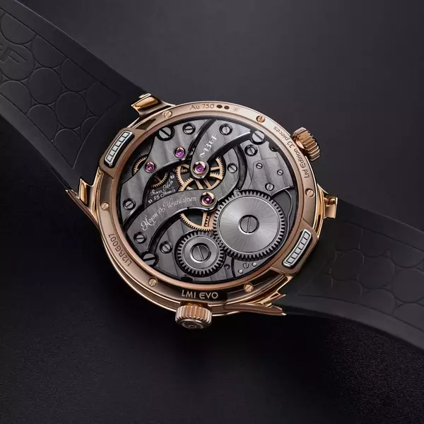 HAND-FINISHED CALIBRE LM1 EVO Red Gold Lifestyle 3
