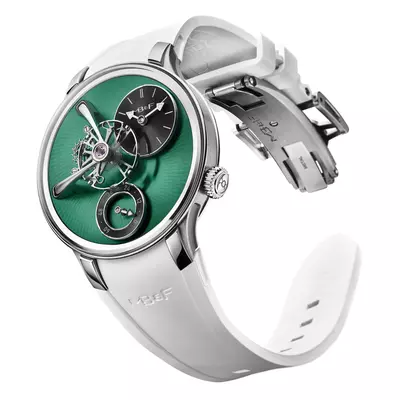 LM101 EVO GREEN FRONT (WHITE)