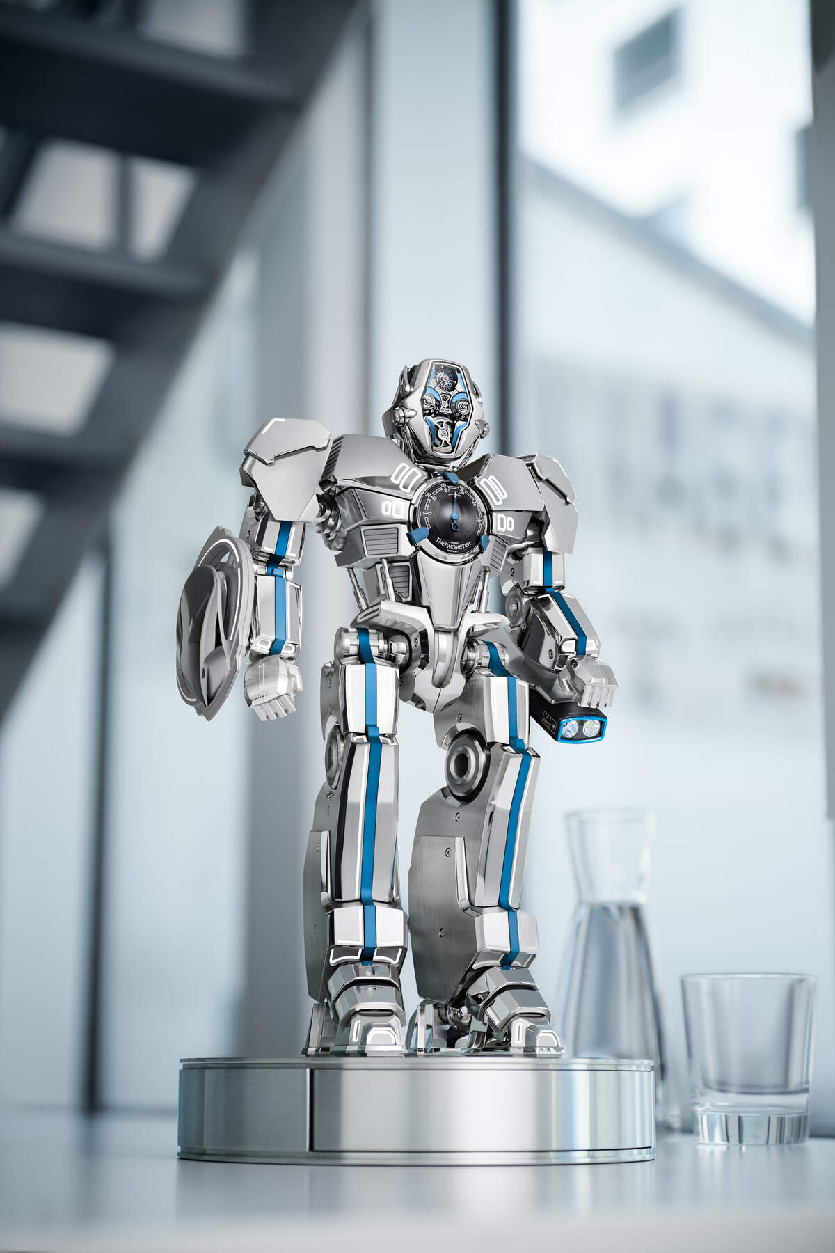 マニフォールド パッチーノ 278 silver hologram Horological Machine N°12 | MB&F